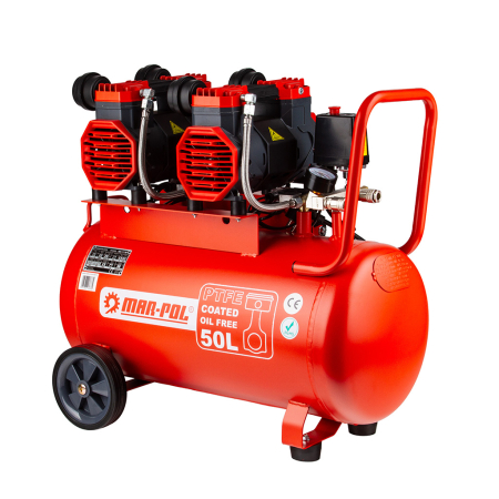 Scule electrice - Compresor aer fara ulei 50l, 4 pistoane, 2.2kW, 10 bar, 440 l/min (M88006)