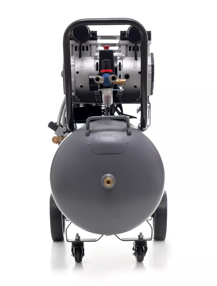 Compresor aer silentios 100L 230V 10BAR fara ulei 911L/min 3x2000W 8.2CP+regulator dezumidificator (TA3389) [6]