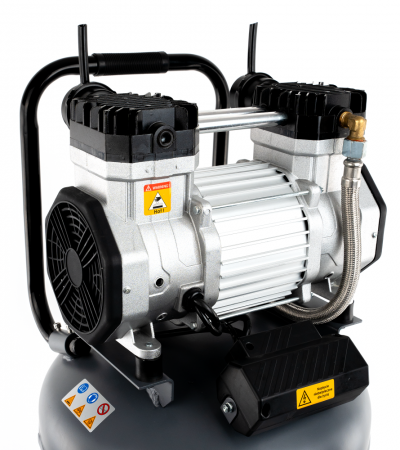 Compresor aer vertical silentios 100L 230V 10BAR fara ulei 394Lmin 3000W 4.1CP (TA3397) [7]