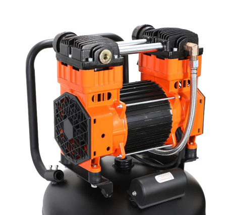 Compresor aer vertical silentios 100L 230V 10BAR fara ulei 395L/min 3000W (KD1389) [11]