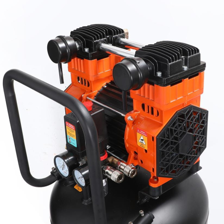 Compresor aer vertical silentios 100L 230V 10BAR fara ulei 395L/min 3000W (KD1389) [7]