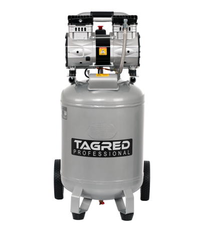 Compresor aer vertical silentios 50L 230V 8BAR fara ulei 290L/min 2000W 2.7CP (TA3394) [7]