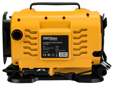 Compresor auto 12V 230V 10 bari lanterna LED afisaj LCD (KD3441) [3]