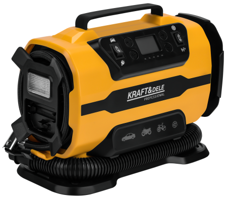 Produse noi (necategorizate) - Compresor auto 12V 230V 10 bari lanterna LED afisaj LCD (KD3441)