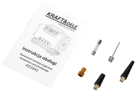 Compresor auto 12V 230V 10 bari lanterna LED afisaj LCD (KD3441) [10]