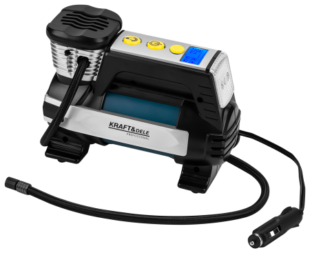 Compresor auto 12V 35 Lmin 6.9 bari cablu 3m lanterna LED afisaj LCD (KD3442) [2]