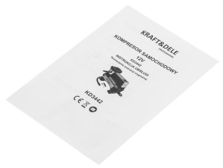 Compresor auto 12V 35 Lmin 6.9 bari cablu 3m lanterna LED afisaj LCD (KD3442) [3]