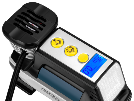 Compresor auto 12V 35 Lmin 6.9 bari cablu 3m lanterna LED afisaj LCD (KD3442) [7]