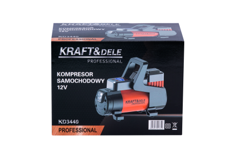 Compresor auto 12V 45 Lmin lanterna LED afisaj LCD (KD3440) [12]