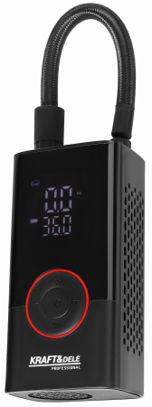 Compresor auto 3 in 1 cu acumulator, lanterna, baterie externa, 4000 mAh, 0.3-10 bar, 30 l /min (KD5499) [4]