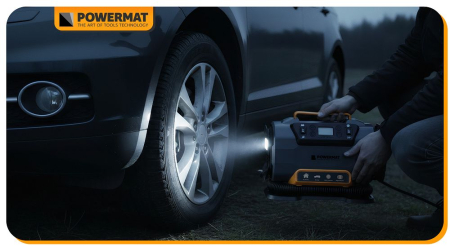 Compresor auto digital 12V si 230V presiune 10 bar cu functie umflare dezumflare PM1440 (PM-KB-150T ) [16]