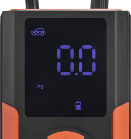 Compresor auto portabil cu acumulator 0.2–10.3 bar 5000mAh cu display LED si oprire automata (KD5534) [10]