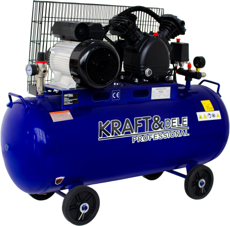 Compresor cu ulei 100L, 2800W, 480 l/min, 8 bar, 230V, 2 pistoane (KD4058) [7]