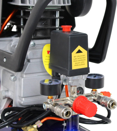 Compresor cu ulei 24L, 2800W, 205 l/min, 8 bar, 230V, 2880 rpm (KD4050) [10]