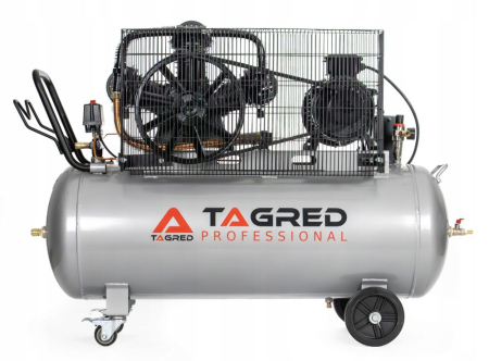 Compresor cu ulei 3 pistoane 200L 400V 5.5kW/7.5CP 10 bar cu furtun si ulei (TA329) [3]