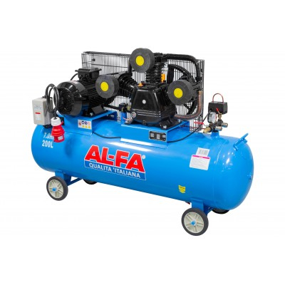 Compresor aer de ulei 200L cu motor 5,2 kW debit 910 l/min presiune 8 bar alimentare 400V 2850 rpm (ALC-200-3) [3]