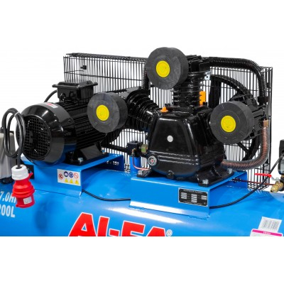 Compresor aer de ulei 200L cu motor 5,2 kW debit 910 l/min presiune 8 bar alimentare 400V 2850 rpm (ALC-200-3) [6]