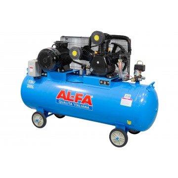 Compresor aer de ulei 300L cu motor 9.5 kW debit 1100L/min presiune 12.5 bar alimentare 400V 2850 rpm (ALC-300-3) [1]