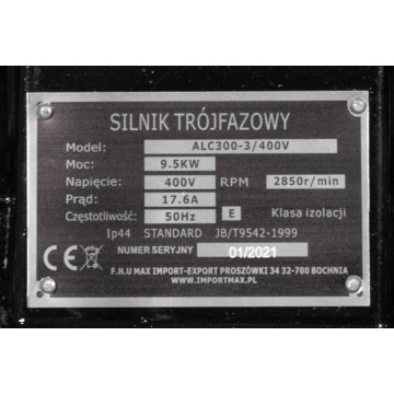 Compresor aer de ulei 300L cu motor 9.5 kW debit 1100L/min presiune 12.5 bar alimentare 400V 2850 rpm (ALC-300-3) [15]