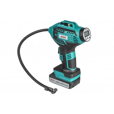 Compresor fara fir mini compresor pe baterie, pneumatic 9 bar cu manometru (ALCAP-21V) [8]