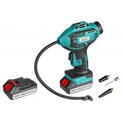 Compresor fara fir mini compresor pe baterie, pneumatic 9 bar cu manometru (ALCAP-21V) [2]