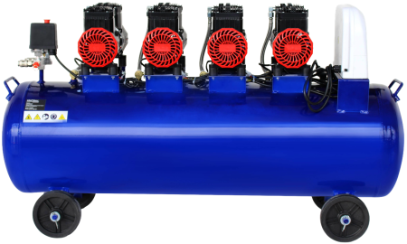 Compresor fara ulei 120L 4 pistoane 400V 7kW 8 bar (KD4095) [3]