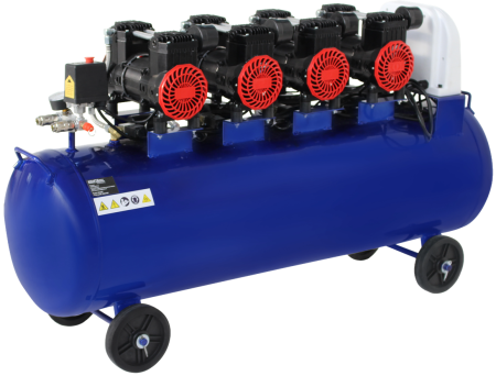 Compresor fara ulei 120L 4 pistoane 400V 7kW 8 bar (KD4095) [6]