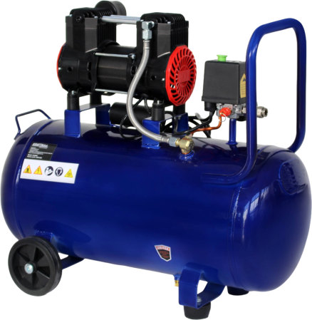 Compresor fara ulei 50L, 1500W, 230V, 8 bar, 290 l/min, nivel redus zgomot (KD4092) [1]