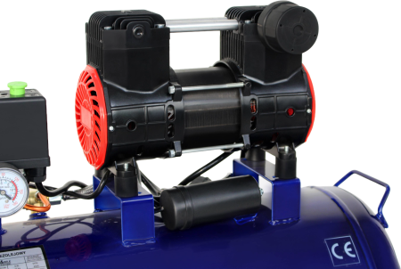 Compresor fara ulei 50L, 1500W, 230V, 8 bar, 290 l/min, nivel redus zgomot (KD4092) [4]