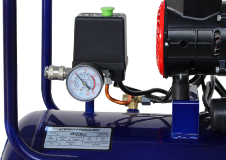 Compresor fara ulei 50L, 1500W, 230V, 8 bar, 290 l/min, nivel redus zgomot (KD4092) [2]