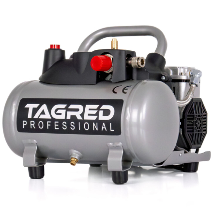 Compresor fara ulei cu doua pistoane 6l 1100w 230v 8 bar (TA380) [1]