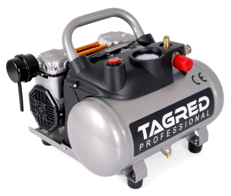 Compresor fara ulei cu doua pistoane 6l 1100w 230v 8 bar (TA380) [5]