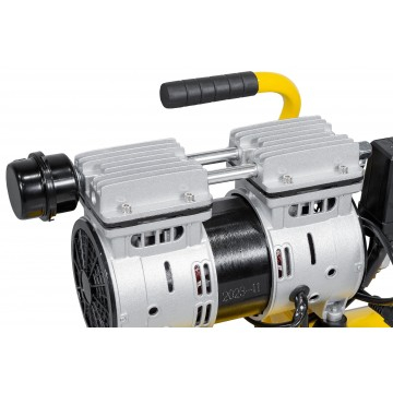 Compresor fara ulei silentios 6L 0,55 kW 2 pistoane 150l/min (ALAC6-LO) [7]