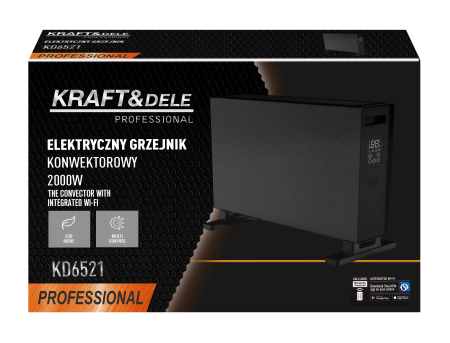 Convector / Calorifer electric Kraft&Dele 2000W cu WiFi termostat și control din aplicație (KD6521) [12]