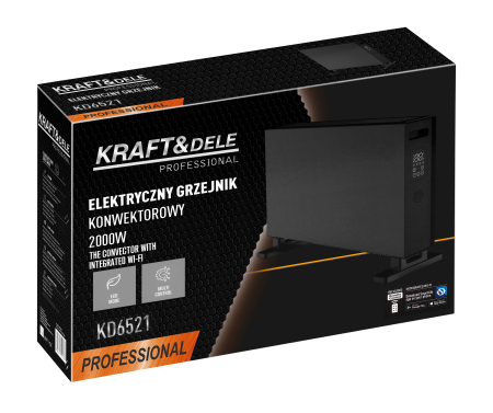Convector / Calorifer electric Kraft&Dele 2000W cu WiFi termostat și control din aplicație (KD6521) [14]