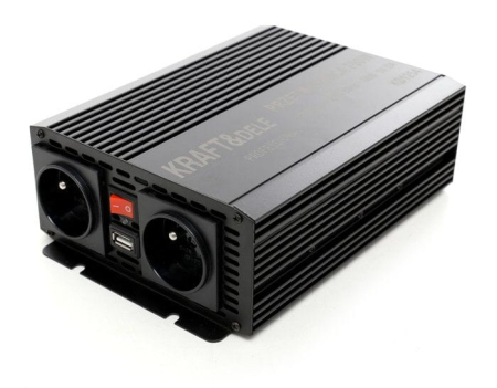 Scule electrice - Convertor invertor de tensiune 2 prize USB 700W - 1400W 12V (KD1254)
