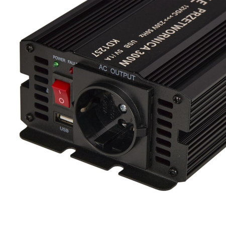 Convertor invertor de tensiune USB 300W - 600W 12V (KD1257) [13]