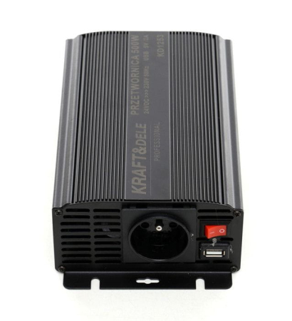 Convertor invertor de tensiune USB 350W - 700W 12V (KD1251) [7]