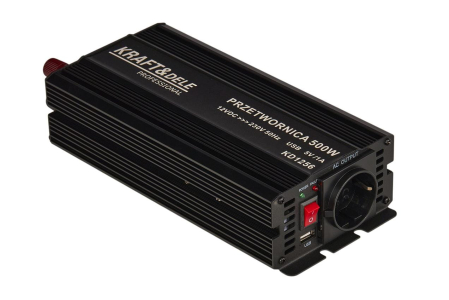 Convertor invertor de tensiune USB 500W - 1000W 12V (KD1256) [8]