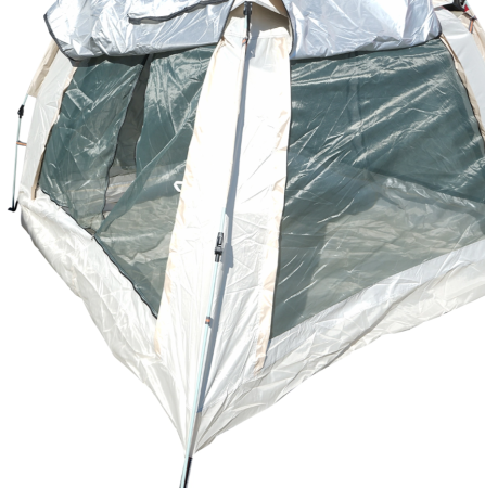 Cort camping 2 persoane pliabil automat pop-up, 2 usi, deschidere 4 parti, plasa anti-insecte, impermeabil 240x240x155cm (DISTV03) [4]