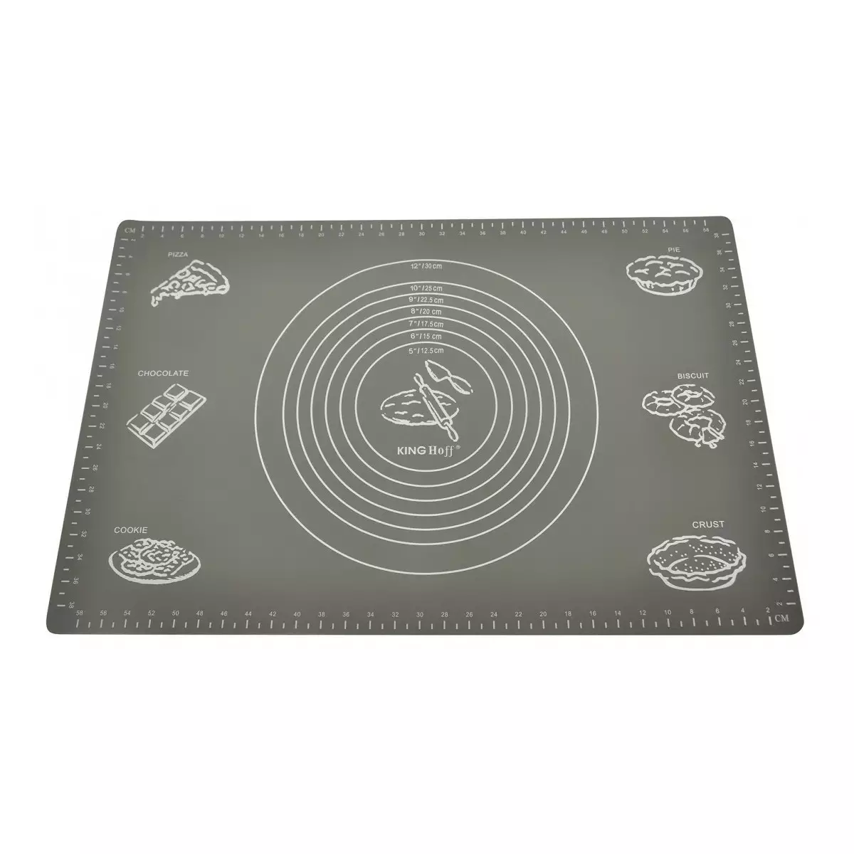 Covoras din silicon antiaderent cu gradatii gri. multifunctional 60x40cm (KH-1627) [1]