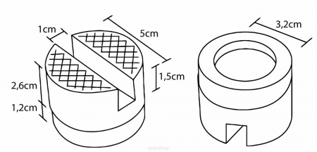 Cric hidraulic 2.5 Tone tip crocodil ridicare auto 85-360mm 2xtampon cauciuc (RTNPH0030) [5]