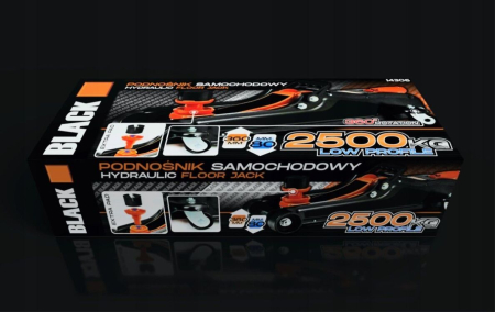 Cric hidraulic 2.5Tone 80-360mm tip crocodil ridicare auto (14306-N) [1]