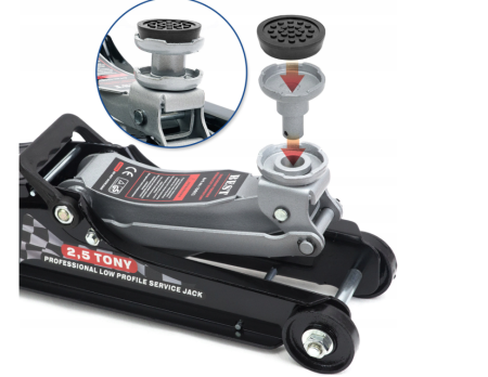 Cric hidraulic 2.5Tone 80-360mm tip crocodil ridicare auto (S10663/G) [7]