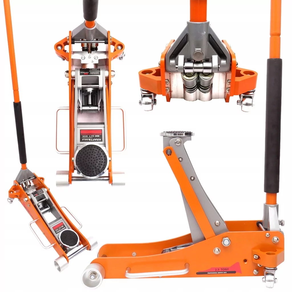 Produse noi (necategorizate) - Cric hidraulic 2.5Tone 85-470mm tip crocodil ridicare auto cu garda joasa (KD1376)