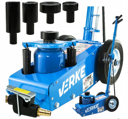 Cric hidraulic 22 Tone 245-535mm camion tir utilaje cu actionare pneumatica hidro-pneumatic (V80115) [0]