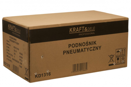 Cric hidraulic 22 Tone 70-650mm camion tir utilaje cu actionare pneumatica (KD1316) [28]