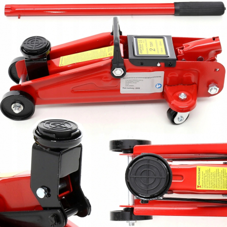 Cric hidraulic 2T 130-295mm + set 2 suporti auto 3T 280-420mm (2T+3T-2) [13]