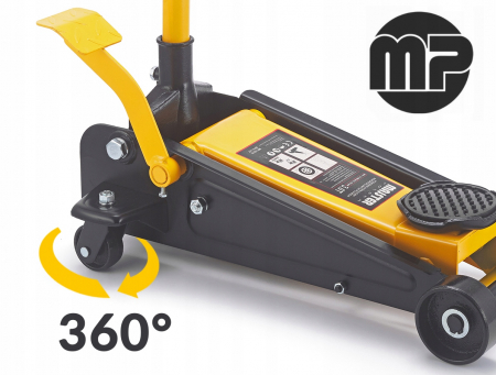 Cric hidraulic 3 Tone 135-495 mm cu pedala tip crocodil ridicare auto (MP0518) [9]