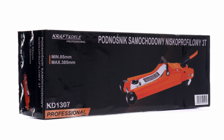 Cric hidraulic 3Tone 85-385mm tip crocodil ridicare auto cu garda joasa (KD1307) [12]